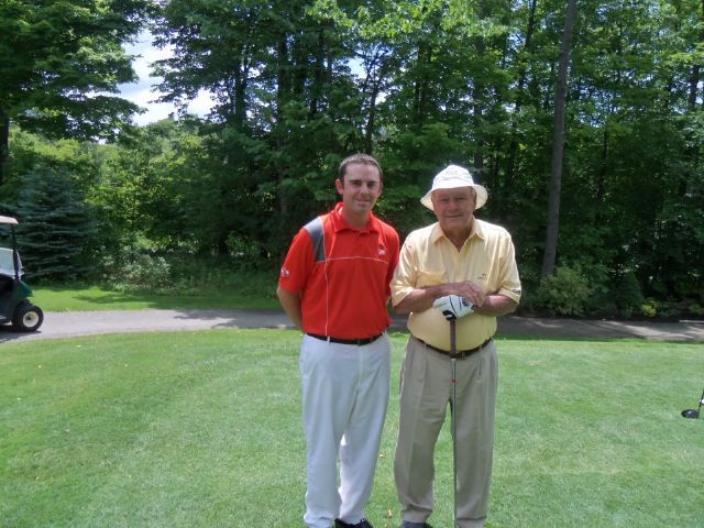 Playing Golf with Arnold Palmer ( 6/15/12 )was a dream come true for Colby Custer. Our condolences to the family of Arnolds passing Sept. 25, 2016